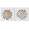 Image 2 : Lot of (2) 1921 Mexico 2 Pesos Silver Coins