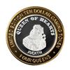 Image 1 : .999 Silver Four Queens Hotel & Casino  Nevada $10 Limited Edition Gaming Token
