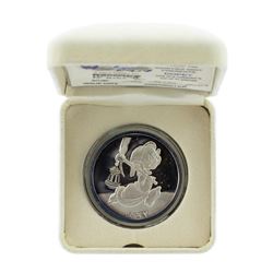 1987 Rarities Mint Disney Dopey 1oz Silver Proof Coin w/Box & COA