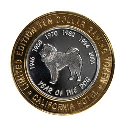 .999 Fine Silver Sam Boyd's California Casino $10 Limited Edition Gaming Token