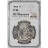 Image 1 : 1882-S $1 Morgan Silver Dollar Coin NGC MS63