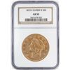 Image 1 : 1873-S Closed 3 $20 Liberty Head Double Eagle Gold Coin NGC AU55