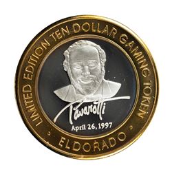 .999 Fine Silver Eldorado Reno, Nevada $10 Limited Edition Gaming Token