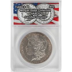 1888-S $1 Morgan Silver Dollar Coin ANACS Certified Genuine