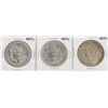 Image 1 : Lot of (3) 1891 $1 Morgan Silver Dollar Coins