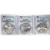 Image 1 : Lot of 2008-2010 $1 American Silver Eagle Coins PCGS MS70 First Strike
