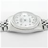 Image 6 : Rolex Mens Stainless Steel Mother Of Pearl Diamond & Ruby Datejust Wristwatch