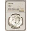 Image 1 : 1884-O $1 Morgan Silver Dollar Coin NGC MS64