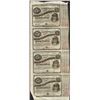 Image 1 : Uncut Sheet of (4) State of Louisiana Baby Bond Obsolete Notes