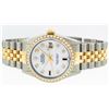 Image 6 : Rolex Men's Two Tone 14K Mother Of Pearl Diamond 36MM Datejust Wristwatch
