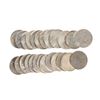 Image 1 : Lot of (25) Circulated 1922-1935 $1 Peace Silver Dollar Coins