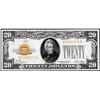 Image 1 : 1928 $20 Gold Certificate Note