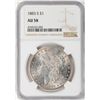 Image 1 : 1883-S $1 Morgan Silver Dollar Coin NGC AU58