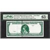 Image 1 : 1929 10 Unit American Bank Note Co. "Test Note" PMG Choice Uncirculated 63EPQ