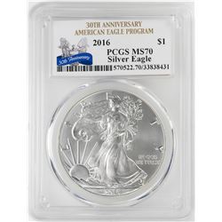 2016 $1 American Silver Eagle Coin PCGS MS70
