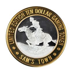 .999 Fine Silver Sam's Town Casino Las Vegas $10 Limited Edition Gaming Token