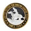 Image 1 : .999 Fine Silver Sam's Town Casino Las Vegas $10 Limited Edition Gaming Token