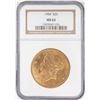 Image 1 : 1904 $20 Liberty Head Double Eagle Gold Coin NGC MS63