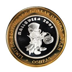 .999 Silver Osheas Casino Las Vegas, Nevada $10 Casino Limited Edition Gaming Token