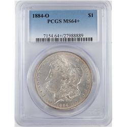1884-O $1 Morgan Silver Dollar Coin PCGS MS64+