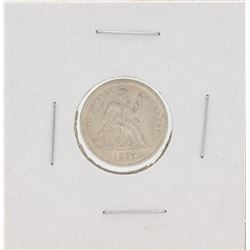 1877-CC Seated Liberty Silver Dime