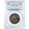 Image 1 : 1849 Seated Liberty Half Dollar Coin PCGS AU50