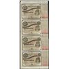 Image 1 : Uncut Sheet of (4) State of Louisiana Baby Bond Obsolete Notes