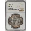 Image 1 : 1899 $1 Morgan Silver Dollar Coin NGC MS61