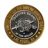 Image 1 : .999 Silver Treasure Island Las Vegas, Nevada $10 Casino Limited Edition Gaming Token