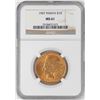 Image 1 : 1907 $10 Indian Head Eagle Gold Coin NGC MS61