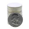 Image 1 : Roll of (20) 1953-D Brilliant Uncirculated Franklin Half Dollar Coins