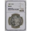 Image 1 : 1881-S $1 Morgan Silver Dollar Coin NGC MS65