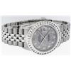 Image 3 : Rolex Mens Stainless Steel Meteorite 3 ctw Diamond Datejust Wristwatch With Rolex Box