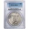 Image 1 : 1923 $1 Peace Silver Dollar Coin PCGS MS64