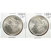 Image 1 : Lot of (2) 1884-O $1 Morgan Silver Dollar Coins