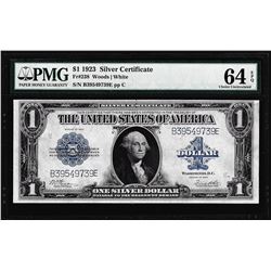 1923 $1 Silver Certificate Note Fr.238 PMG Choice Uncirculated 64EPQ