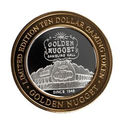 .999 Silver Golden Nugget Las Vegas, Nevada $10 Casino Limited Edition Gaming Token