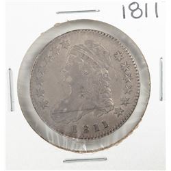 1811 Small 8 Capped Bust Half Dollar Coin Overton-109
