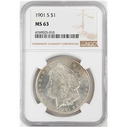 1901-S $1 Morgan Silver Dollar Coin NGC MS63