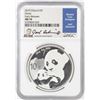 Image 1 : 2019 China 10 Yuan Panda Silver Coin NGC MS70 Early Releases Joel Iskowitz Signature