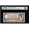 Image 1 : 1954 $50 Bank of Canada Note BC-42b PMG Gem Uncirculated 65EPQ