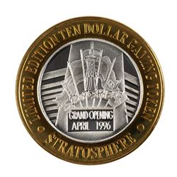 .999 Silver Stratosphere Las Vegas, NV $10 Casino Limited Edition Gaming Token
