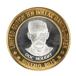 .999 Silver Buffalo Bills Resort & Casino Jean, NV $10 Limited Edition Gaming Token
