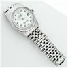 Image 8 : Rolex Mens Stainless Steel Mother Of Pearl Diamond & Ruby Datejust Wristwatch