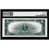 Image 2 : 1923 $5 Porthole Silver Certificate Note Fr.282 PMG Choice Uncirculated 63