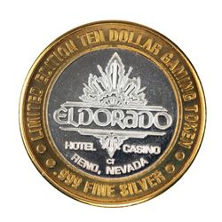 .999 Fine Silver Eldorado Reno, Nevada $10 Limited Edition Gaming Token