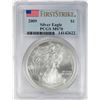Image 1 : 2009 $1 American Silver Eagle Coin PCGS MS70 First Strike