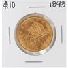 Image 1 : 1893 $10 Liberty Head Eagle Gold Coin