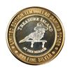 Image 1 : .999 Silver Treasure Island Las Vegas, Nevada $10 Casino Limited Edition Gaming Token