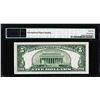 Image 2 : 1953A $5 Legal Tender Note Fr.1533 PMG Gem Uncirculated 66EPQ